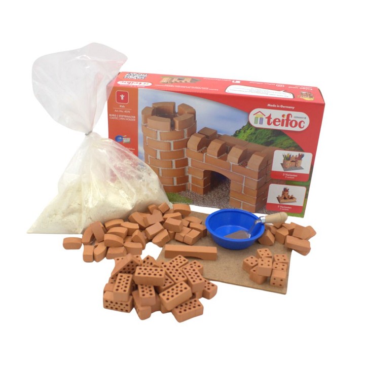Teifoc® Bouwdoos Klein Kasteel – 100 Onderdelen